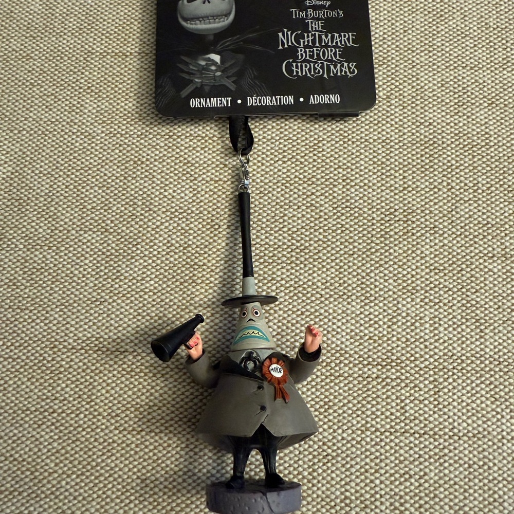 Disney Nightmare Before Christmas Mayor Figurine - Gray and Black